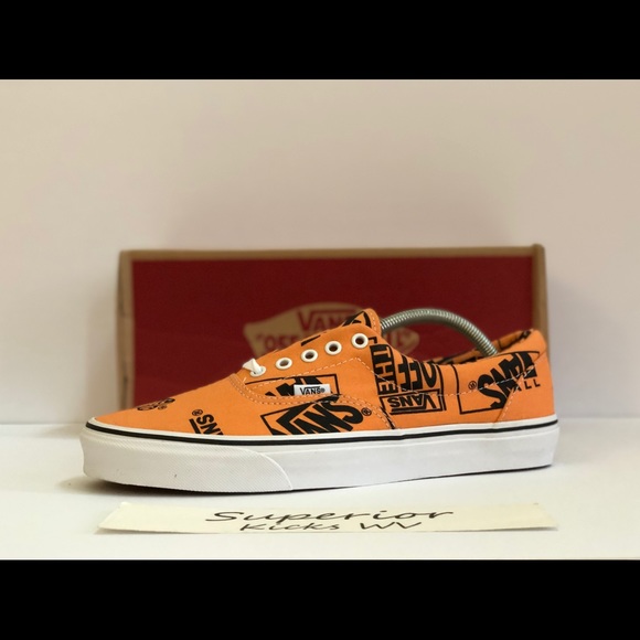 Vans Era (Logo Mix) “Tangerine” - Picture 2 of 8
